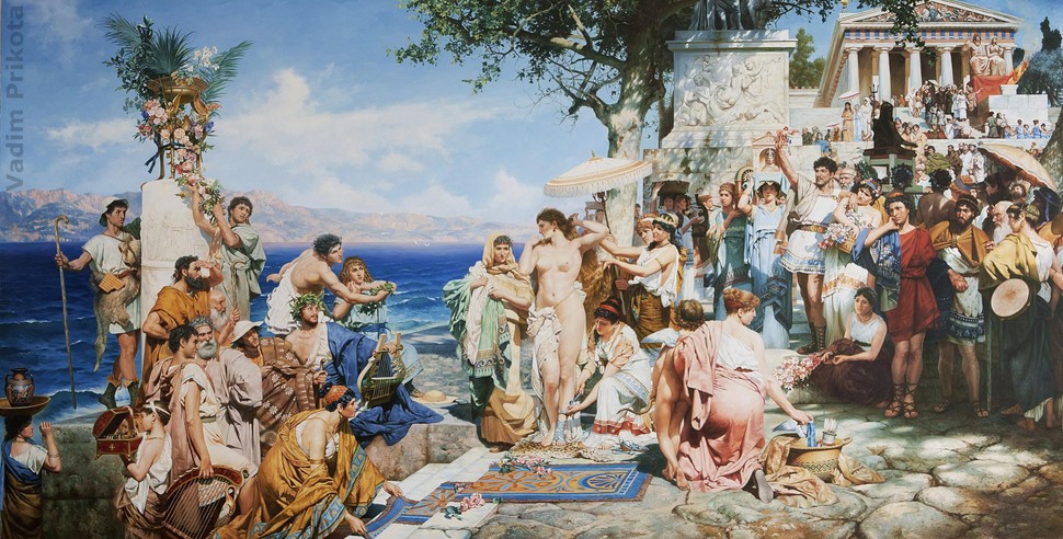 Henryk Siemiradzki - Phryne at the Festival of Poseidon in Eleusin